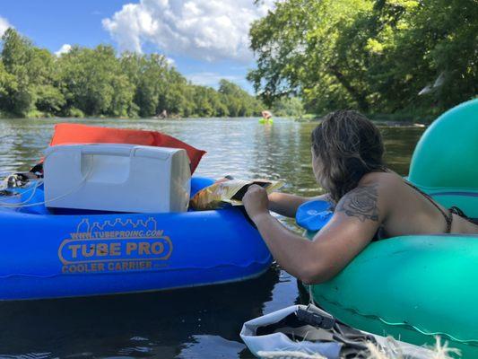 Cooler float!