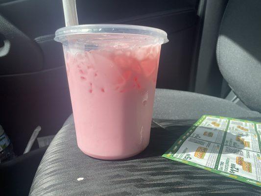 Strawberry coco water