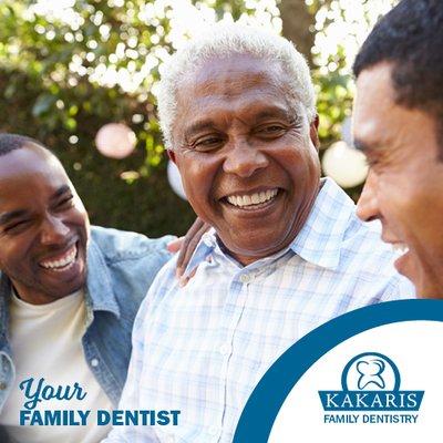 Your family dentist - call 855-525-2747 today, or visit www.kakarisdentistry.com 24/7.