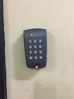 Entry keypad