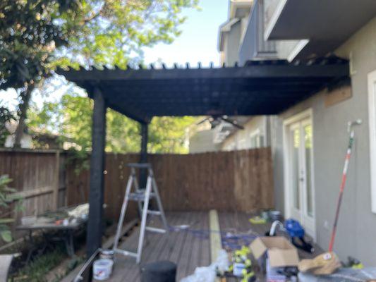 Pergola makeover