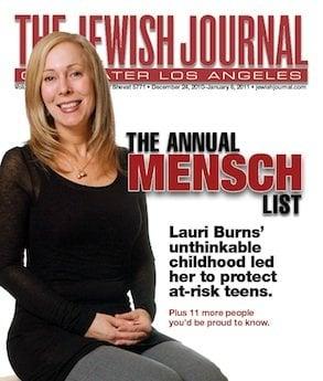 Jewish Journal cover. Dec. 2010