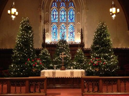 Reformed Church of Bronxville at Christmas