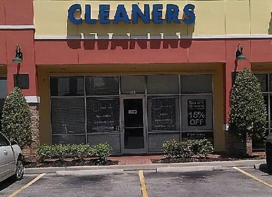 The exterior of the La France Cleaners on Santa Barbara.