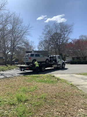 Mark loading my vehicle