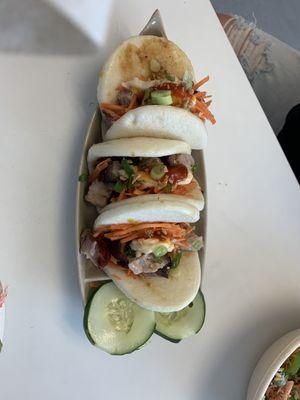 Pork belly bao's! Large portions!