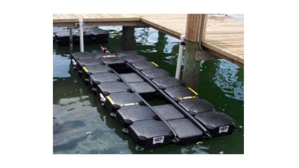 Newberry Jet Dock Single Jetdock Universal HD PWC Dock in the water