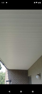 New balcony ceiling