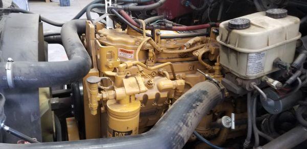 Caterpillar engine service and repair.