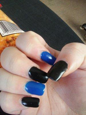 It Is horrible the nails are different lengths and the paint is sloppy..$30 was a waist!