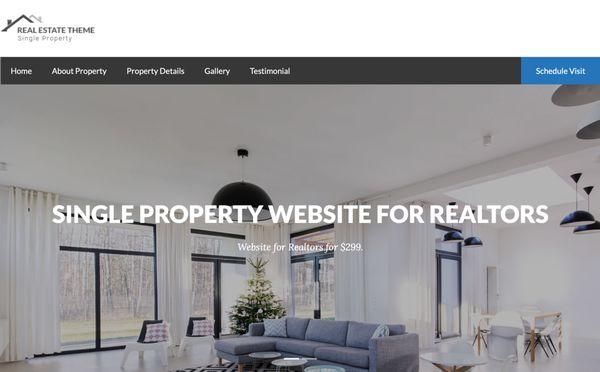 Real Estate web design