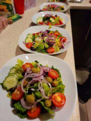 Greek salads