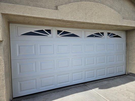 Garage door of truck