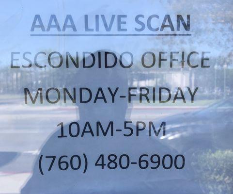 AAA Live Scan - Escondido