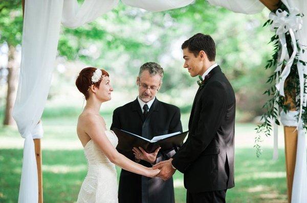 What an amazing ceremony with Kristen and Jason at the Arboretum in Burton, Michigan