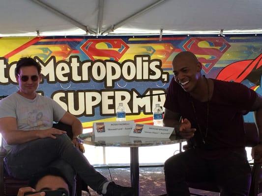 Peter Facinelli and Mehcad Brooks at the 2016 Superman Celebration.