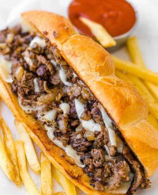 Philly cheese steak so good