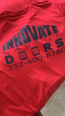 Custom screen printed company shirts