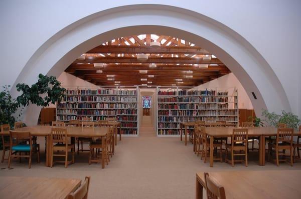 The Library's third floor.