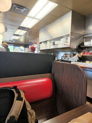 Sitting Area with view of cooking area