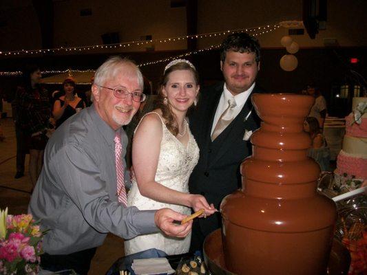 First United Methodist Church in Ennis recently celebrated the marriage of Brittany Holston...Pastor Steve Holston's daughter !