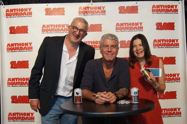 Having a laugh with Chef Bourdain
 
 #planetchef