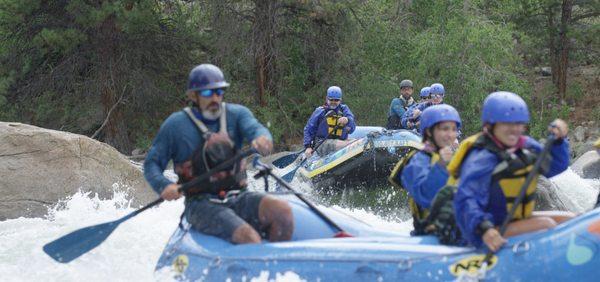 The Numbers Whitewater Rafting near Breckenridge with The Adventure Company