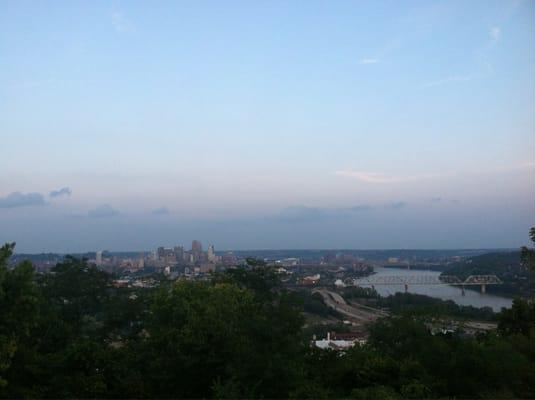 Great view of downtown from the Price Hill Incline District