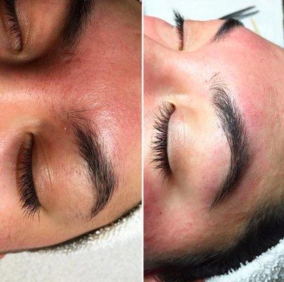 Before & After Brows