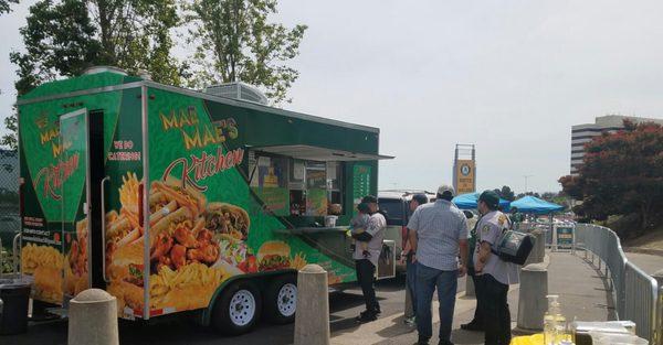 Mae Mae's Kitchen at the Oakland A's Game on 4/15/17 #RootedInOakland