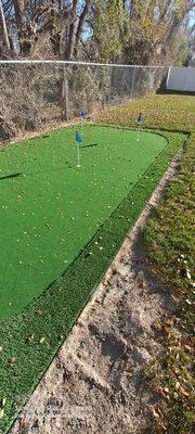 Miniature golf pad (artificial grass)