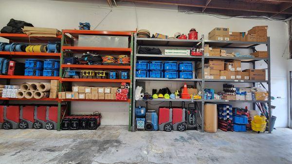 Our warehouse is fully stocked with everything needed for any sized project.