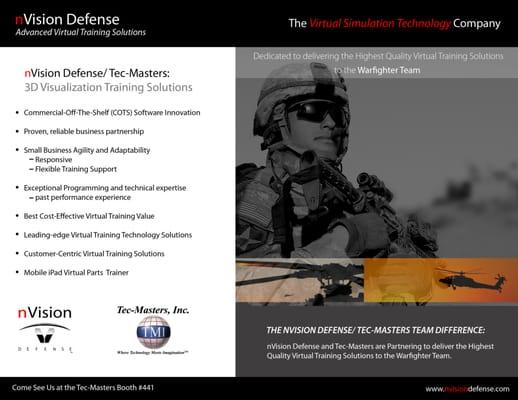 2010 nVision Defense Teamed with Tec-Masters Capabilities One-Sheet2