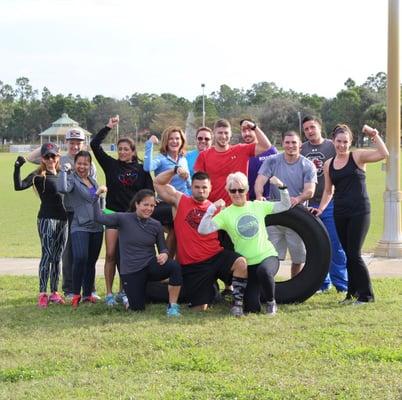 Some of our Outdoor Bootcamp Crew!