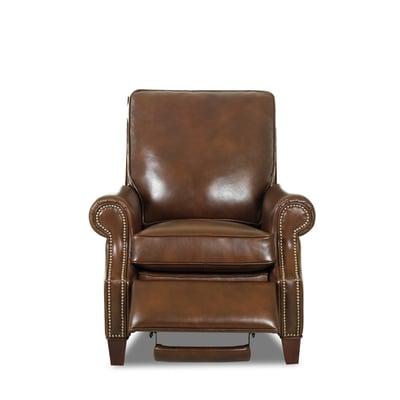 The Adams accent recliner in leather