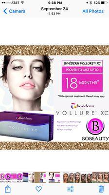 The new Vollure is BEAUTIFUL in lips!! It's smooth voluptuous and lasts 18 months!