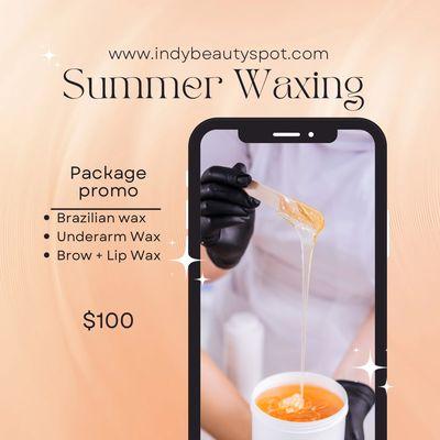 Summer Wax package! Book online