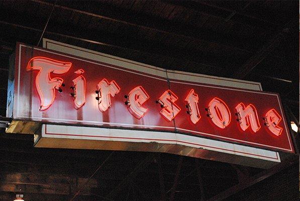 Firestone Neon Sign Restoration