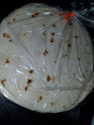 Homemade tortillas