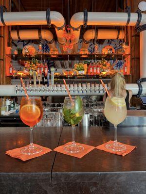 Aperol spritz, Hugo spritz, yuzu spritz