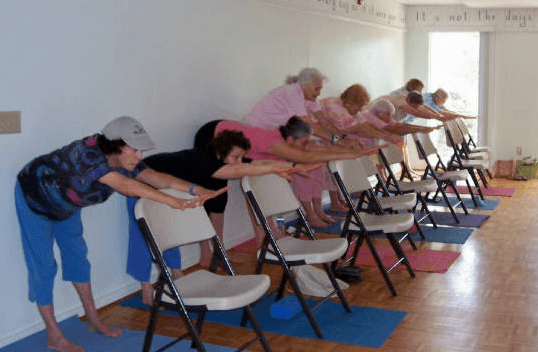 senior yoga