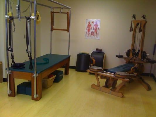 We offer Pilates and Gyrotonic