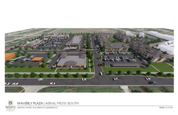 Gardner, KS Luxury Apartments and Retail open 2021