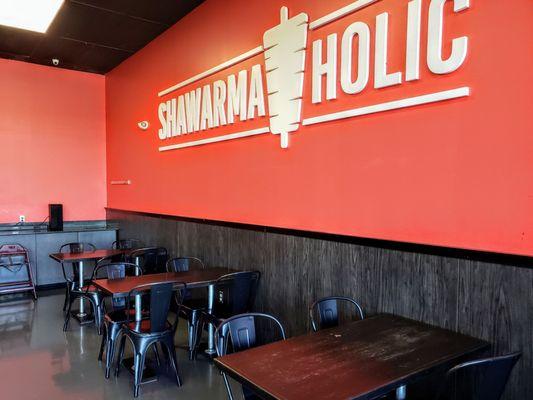 Dining Area at Shawarmaholic Oregon