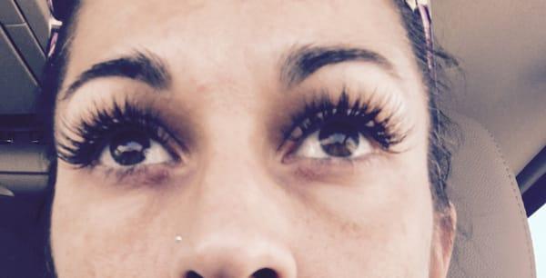 Best lashes ever!  Thanks Melina!!!