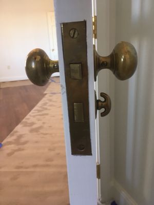 Rebuilt Old mortise locks and installed them in new doors.