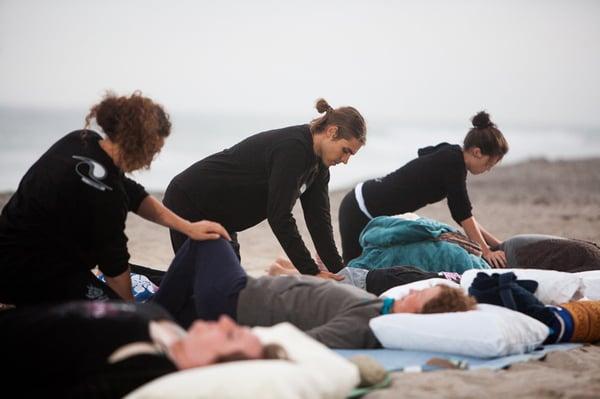 Warder Bodywork group massage event in Leucadia