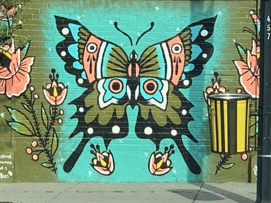 Public Art - Butterfly Mural