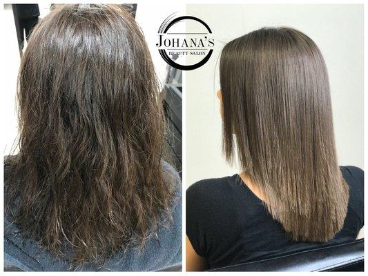 Keratine treatment is the best option to wear a radiant and silky hair!