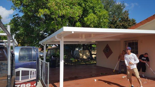 Tin Patio Aluminum Roof  14